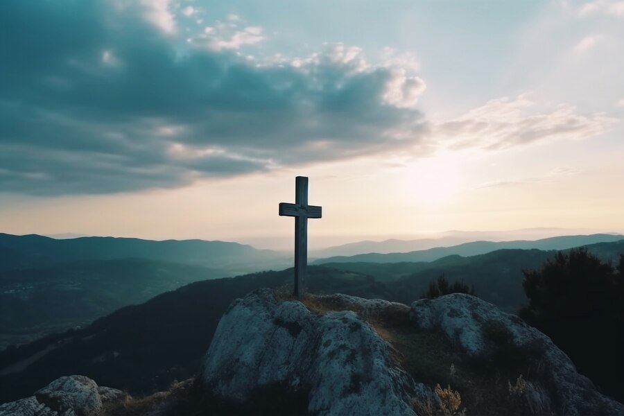 view-religious-cross-mountain-top-with-sky-clouds_23-2150365051